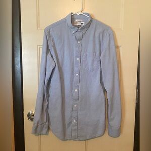 Men’s Old Navy Slim Fit Oxford Shirt Light Blue Medium Tall Lightweight Fabric